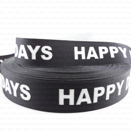 Decorative tape with inscriptions 30mm/1 or 50m 2427