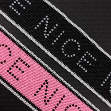 Decorative tape with the inscription NICE 32mm 2431