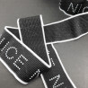 Decorative tape with the inscription NICE 32mm 2431