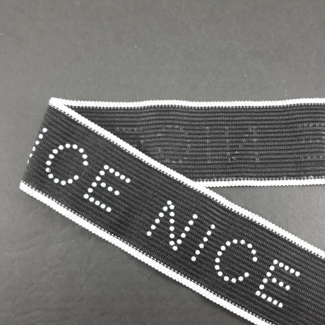 Decorative tape with the inscription NICE 32mm 2431