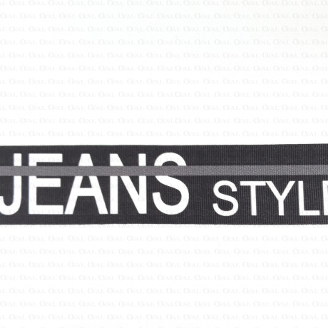 Decorative tape with inscriptions 40mm 2436