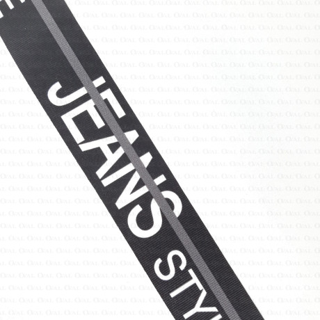 Taśma ozdobna z napisami 40mm 2436