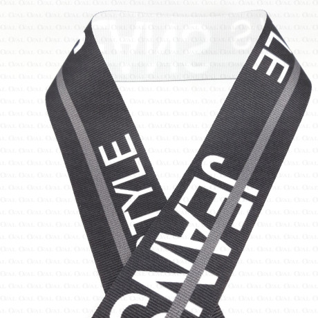 Decorative tape with inscriptions 40mm 2436