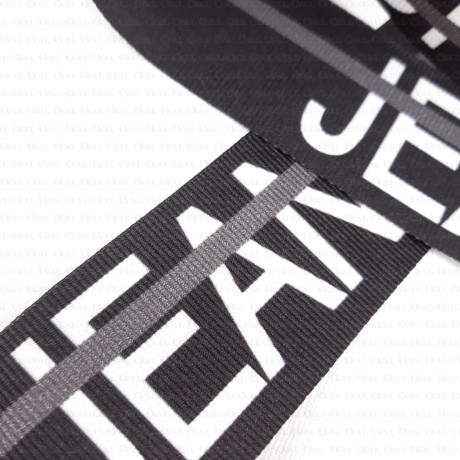 Taśma ozdobna z napisami 40mm 2436