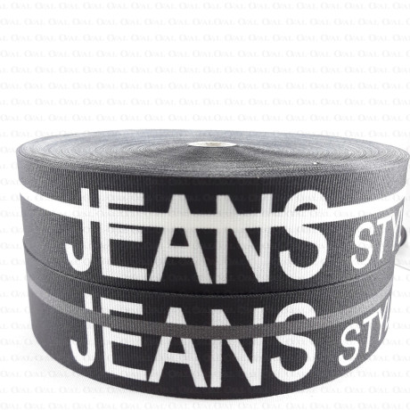 Decorative tape with inscriptions 40mm 2436