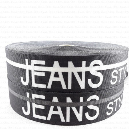 Decorative tape with inscriptions 40mm 2436