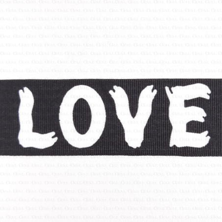 Decorative tape with inscriptions 40mm/1 or 50m 2437