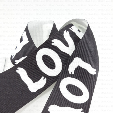 Decorative tape with inscriptions 40mm/1 or 50m 2437