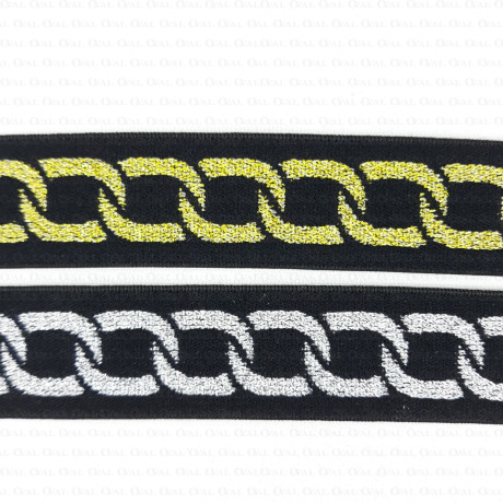 Decorative elastic 25mm 2438
