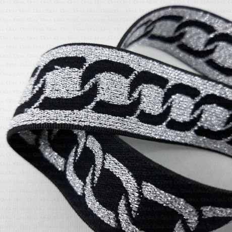 Decorative elastic 25mm 2438