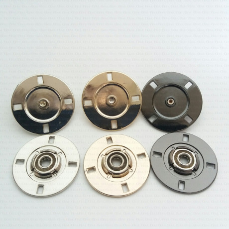 Zatrzaski metalowe 100szt  2458