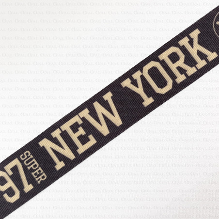 ribbon with inscriptions, new york ribbon
