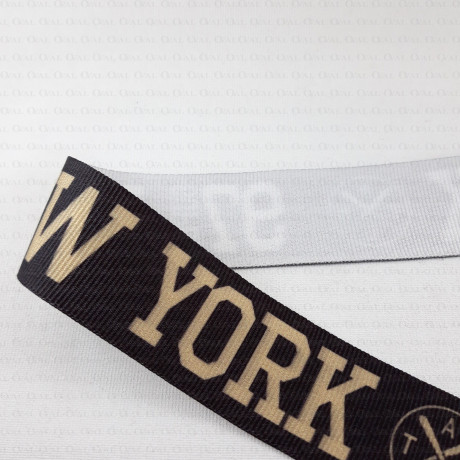 ribbon with inscriptions, new york ribbon