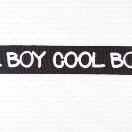 ribbon with lettering, cool boy