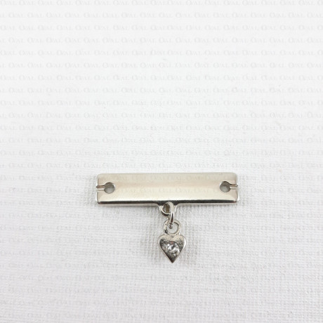 Metal plate with a little heart 1648