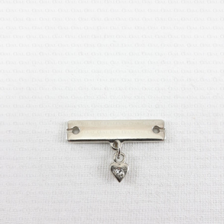 Metal plate with a little heart 1648