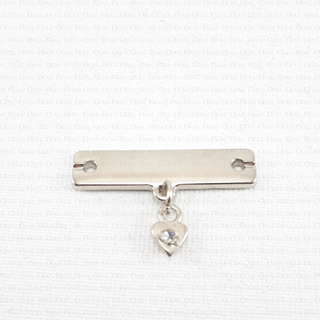 Metal plate with a little heart 1648