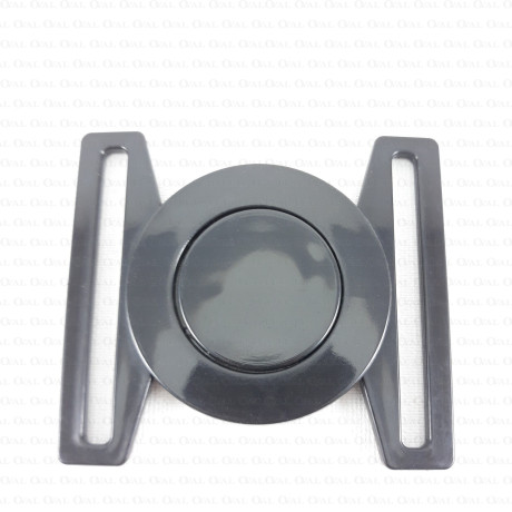 Zapięcie plastikowe - srebrne nr 1492