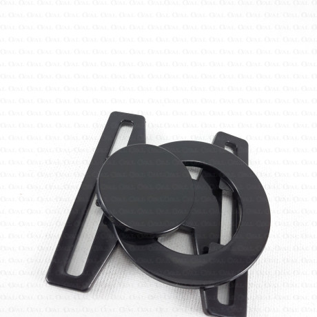 Buckle fastener – black, gold, silver 50 mm no. 1660