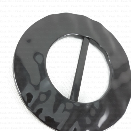 Black and gold plastic clip 40mm 1483