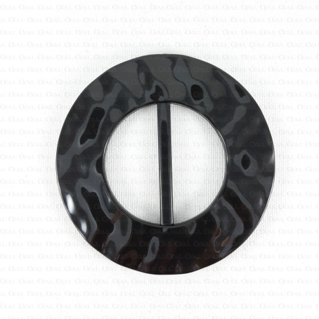 Black and gold plastic clip 40mm 1483