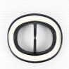 coat buckle, black and white buckle,