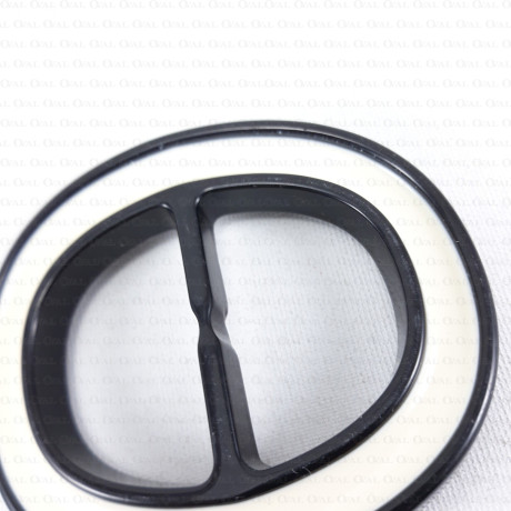 coat buckle, black and white buckle,