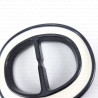 coat buckle, black and white buckle,