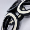 coat buckle, black and white buckle,