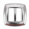 Silver plastic clip 50mm 2471