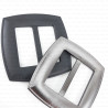 Silver plastic clip 50mm 2471