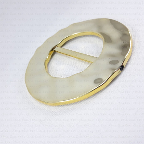 Black and gold plastic clip 40mm 1483