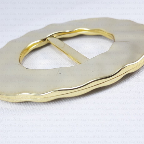 Black and gold plastic clip 40mm 1483