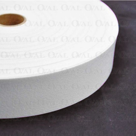 White elastic, various widths, 5 m pack 0010