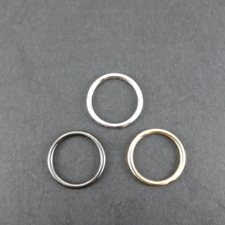 Kółko metalowe 15mm  Pakiet 10szt  2482