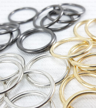 Kółko metalowe 15mm  Pakiet 10szt  2482