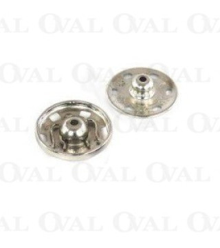 Koh-i-noor snap fasteners Silver Various sizes