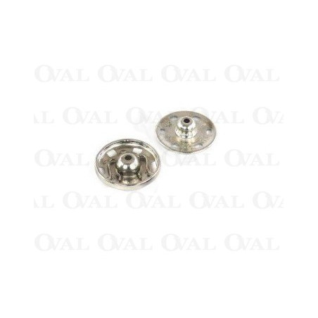 Koh-i-noor snap fasteners Silver Various sizes