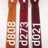 Concealed zip 30cm various colours no. 1352