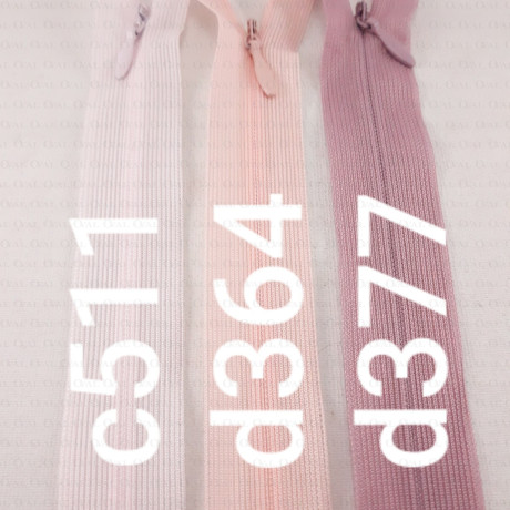 Kryty zamek błyskawiczny 30cm nr 1352