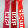 Concealed zip 30cm various colours no. 1352