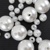 Plastic pearl 8mm, 10mm, 19mm 1856