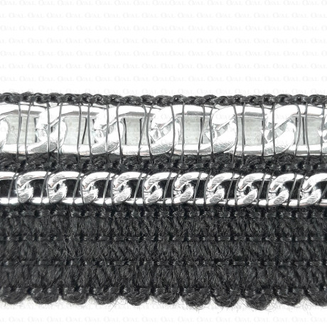 Taśma ozdobna z łańcuchem 20mm  Pakiet 10yard  2499