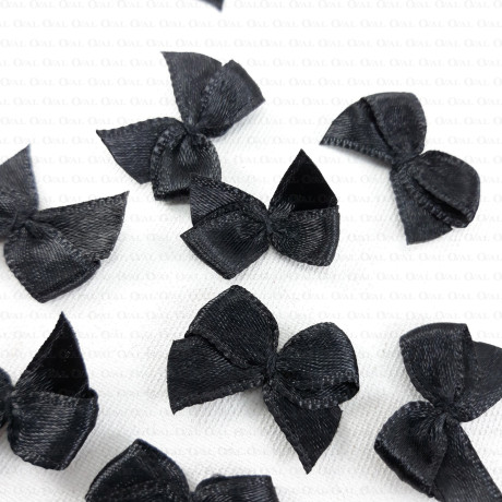 Decorative Bow 10 or 100 pcs black No: 249
