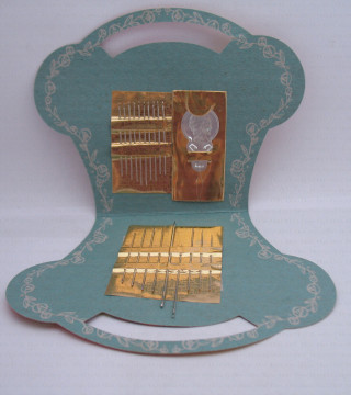 Hand sewing needle set (19 pcs) + threader (card) 0016