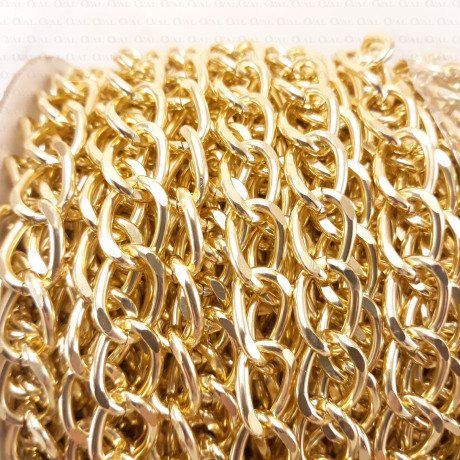 Necklace 15.5 gold, silver 2510