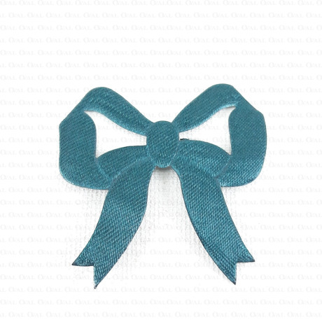 Embossed bow 40mm x 40mm / 1 or 100 pcs 262