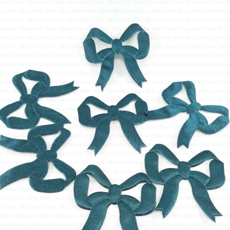 Embossed bow 40mm x 40mm / 1 or 100 pcs 262