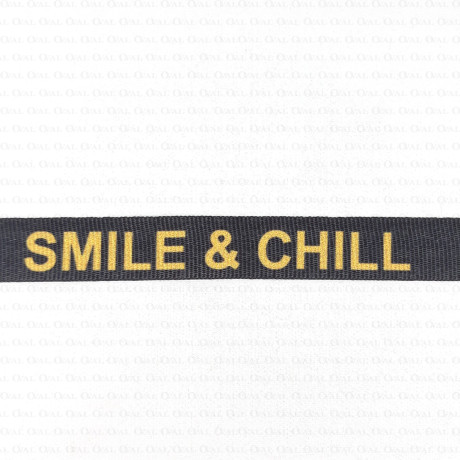 Decorative ribbon with inscriptions 15mm 2292 50m, 1m