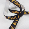 Decorative ribbon with inscriptions 15mm 2292 50m, 1m